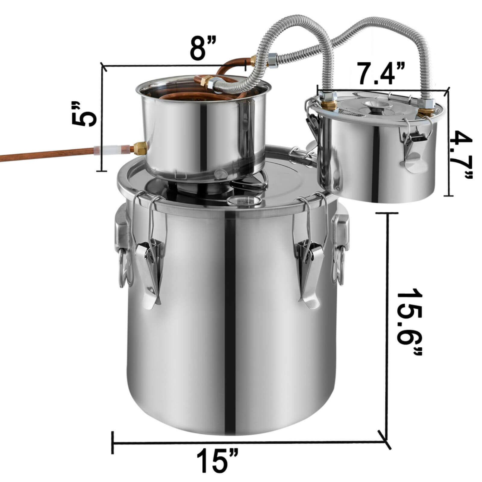 Alcohol water distiller 50L - arc distribution