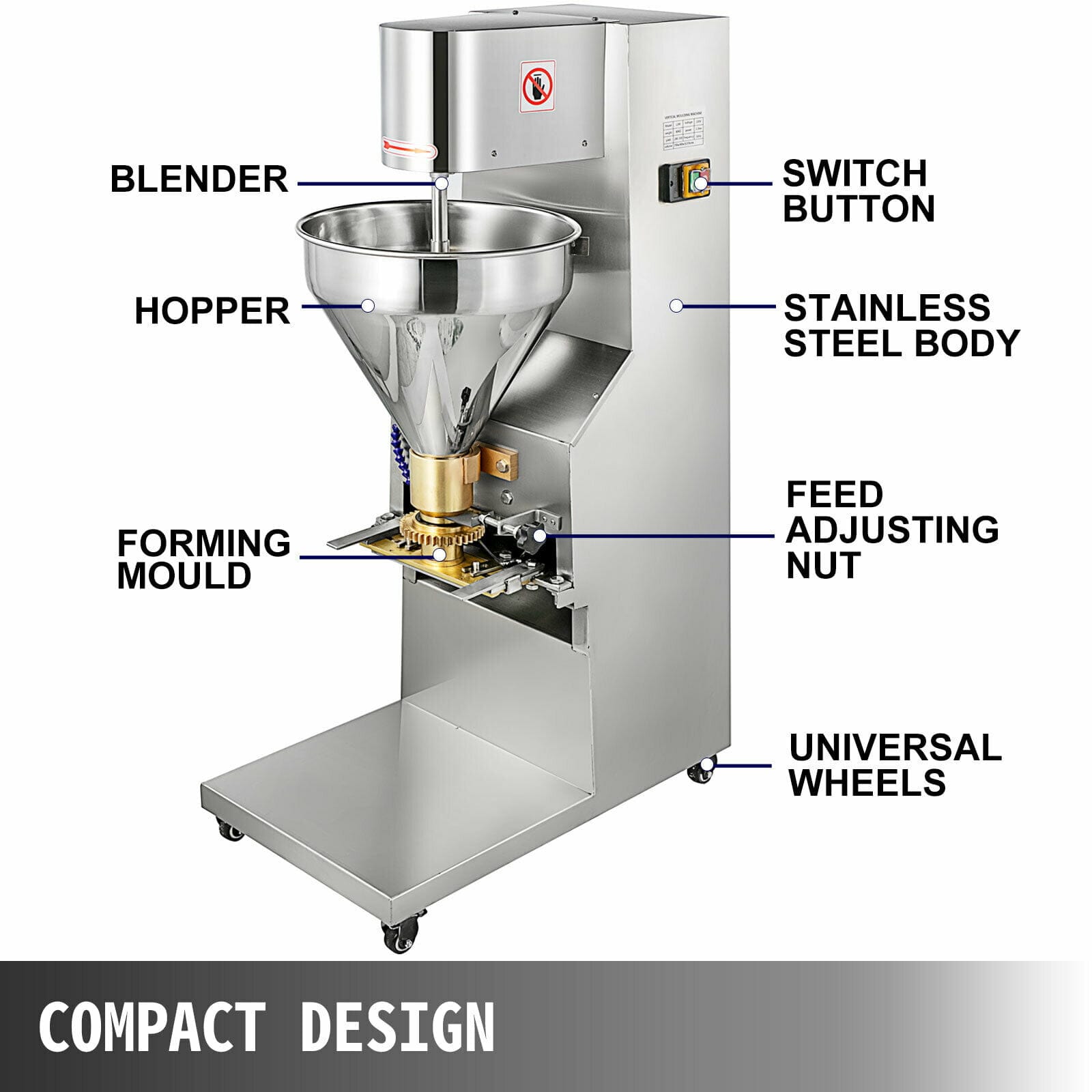 Maquina Automatica para hacer croquetas y albondigas - distribucion arc