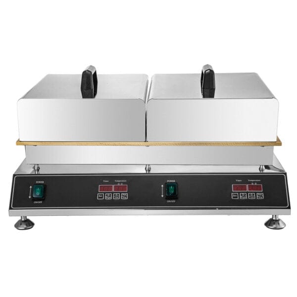 Double soufflé pancake machine arc distribution