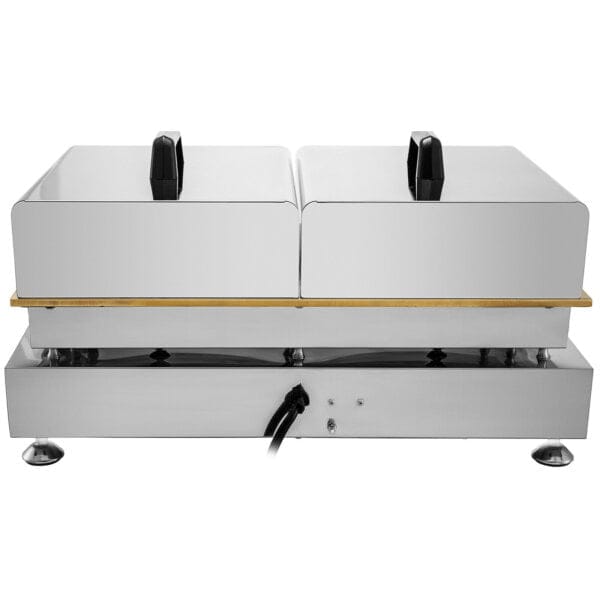 Double soufflé pancake machine arc distribution