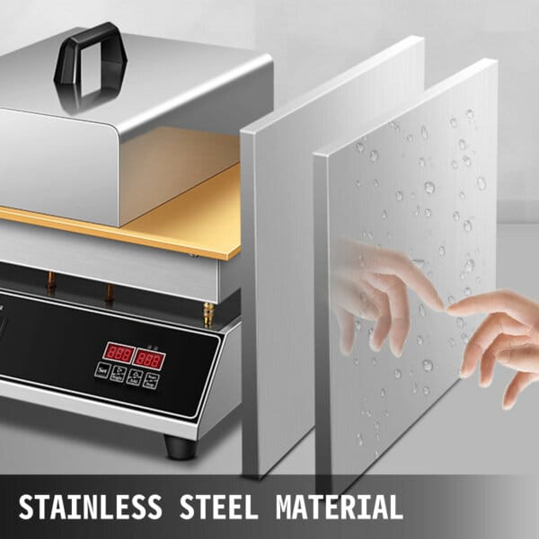 Double soufflé pancake machine arc distribution