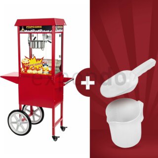 Stroj na popcorn s vozíkom