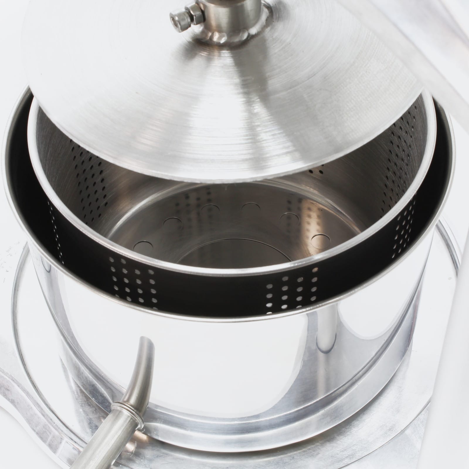 Presse pour cercle inox