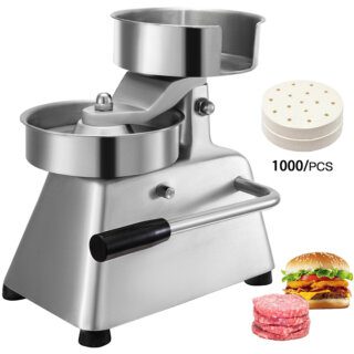 Manual press for making hamburgers 