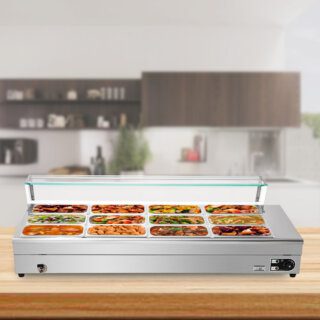 12 tray plate warmer