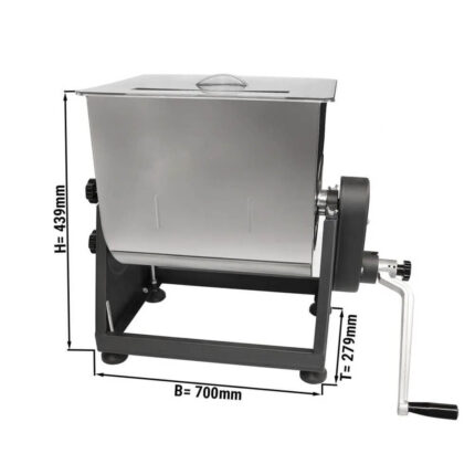 Amasadora manual de carne 28litros