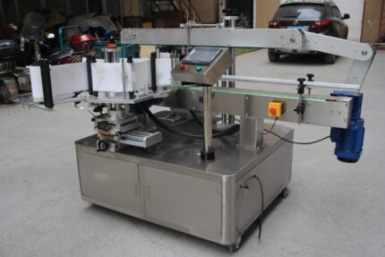 MAQUINA ETIQUETADORA INDUSTRIAL PARA BOTELLAS Y GARRAFAS DE 5 LITROS