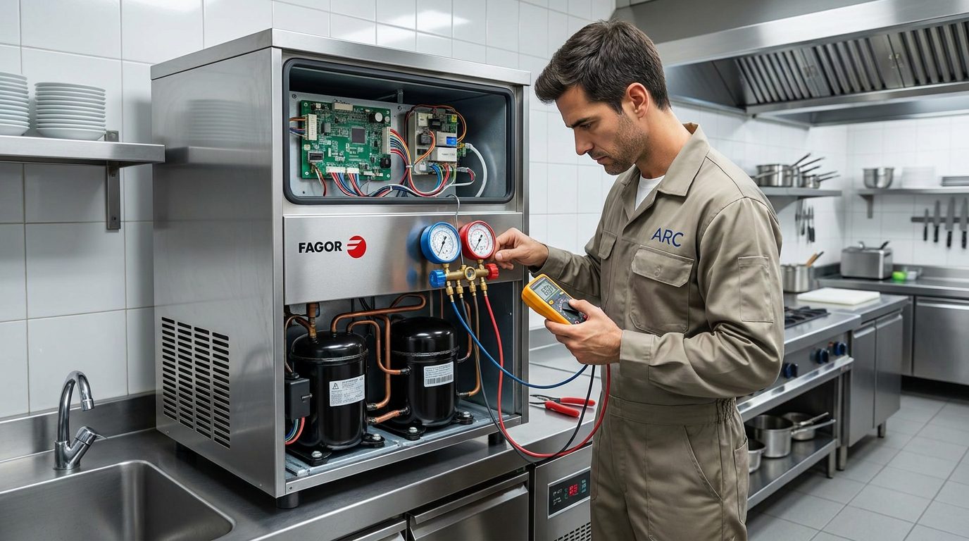 Diagnóstico técnico de avería en cocina industrial en Albacete