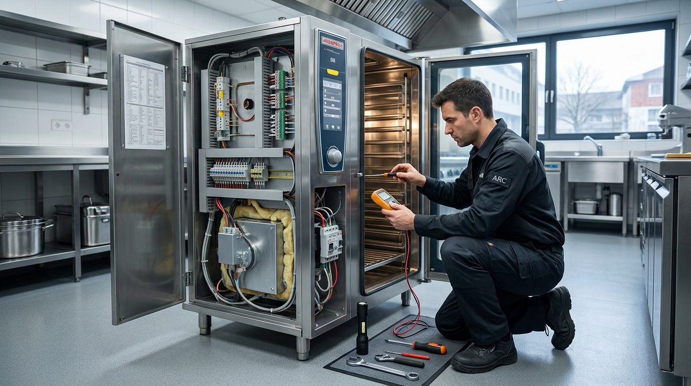 Mantenimiento preventivo de maquinaria profesional de hostelería en Burgos por técnico especializado