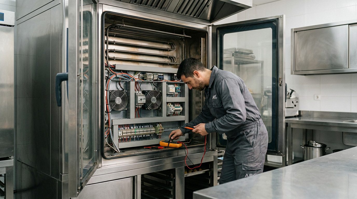 Mantenimiento preventivo de horno industrial en negocio de hostelería en Cuenca