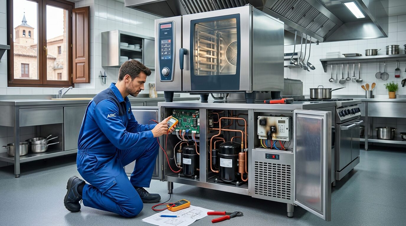 Reparación profesional de equipo de refrigeración comercial en Toledo