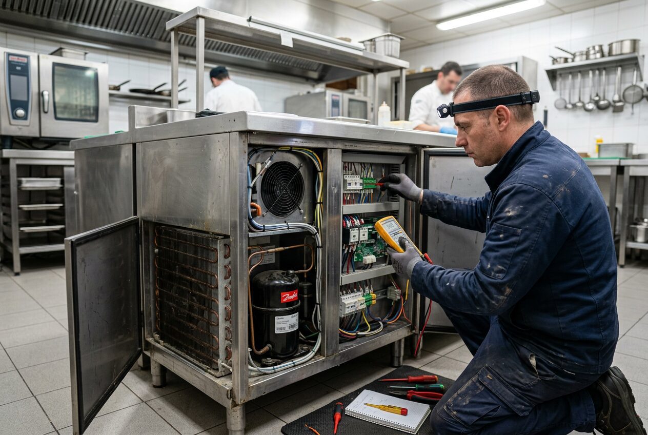 Reparación de horno industrial en cocina profesional en Vitoria-Gasteiz